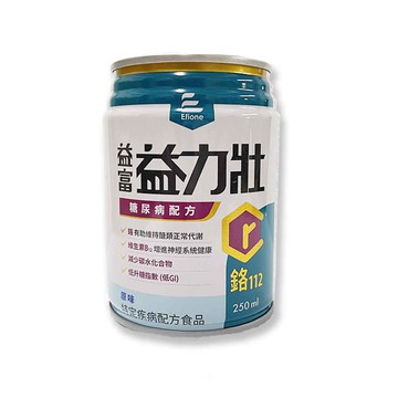 【益富】益力壯 鉻112(原鉻+)糖尿病配方(原味) 250ml*24罐/箱 *健人館*
