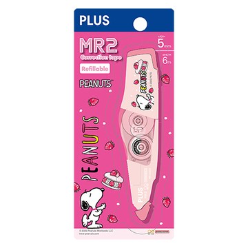 普樂士PLUS MR2智慧型滾輪修正帶限定版/52-861/SNOOPY甜點/5mmx6M