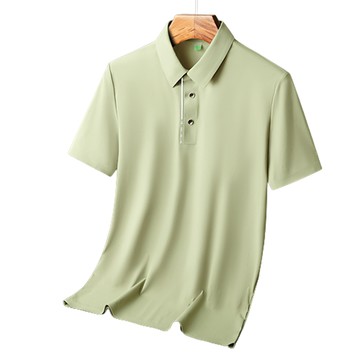 【CS22】商務紳士高彈性免燙冰絲POLO衫8色L-6XL