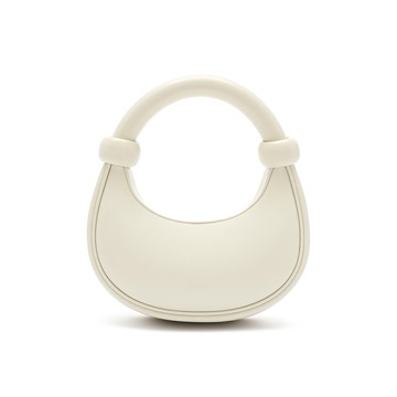 原創設計小眾珠珠包手提女紅色小包包真皮月牙包斜挎2024新款【木屋雜貨】