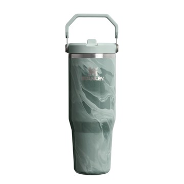 STANLEY 經典系列 IceFlow 手提吸管杯2.0 0.88L / 雲石綠