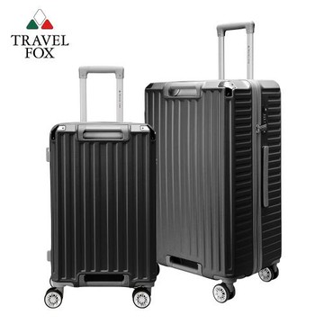 TRAVEL FOX 旅狐 22吋+26吋暮光行者拉鍊箱 TSA海關鎖 上下輔助把手 靜音飛機輪 旅行箱 行李箱 二件組