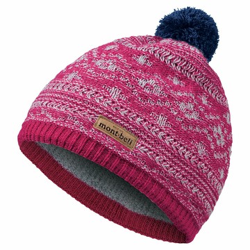 【【蘋果戶外】】mont-bell 1118100 兒童保暖帽 Watch Cap Kid's 灰 藍 紫 15% 羊毛帽