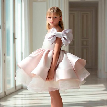 小公主的緞面洋裝精緻又個性