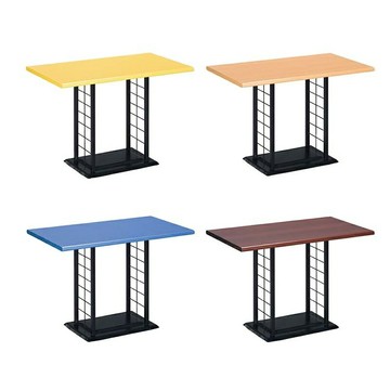 ╭☆雪之屋居家生活館☆╯717烤黑腳(雙圓)抬面 餐桌 置物桌 寬90cm 四色可選 X531-37~48