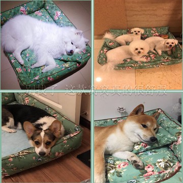 寵物墊子狗窩可拆洗泰迪小型犬四季通用柯基比熊夏季耐咬網紅貓窩