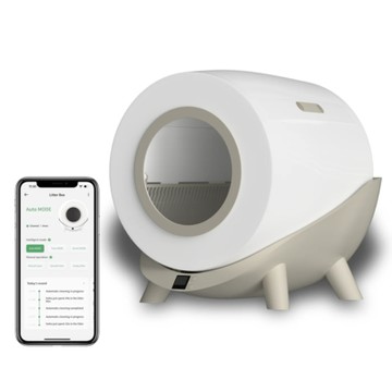 NOTTY 諾提 AI 生活自動貓砂機 15天外出無煩惱(大容量 80L / APP遠端操控 / 低設計20cm高)