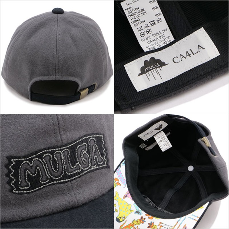 CA4LA 個性的 帽子 フリーサイズ WEDNESDAY x CA4LA CAP(ONESIZE BLACK2): キャップ｜帽子通販
