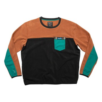 【西雅圖 KAVU】Crew Who 搖粒絨上衣 林地 #5234