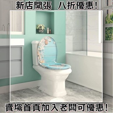 馬桶蓋 靜音緩降 V型 O型 U型 緩降馬桶蓋 坐便蓋 特價通用馬桶蓋網紅印花組合快拆緩降通用型蓋板加厚耐用