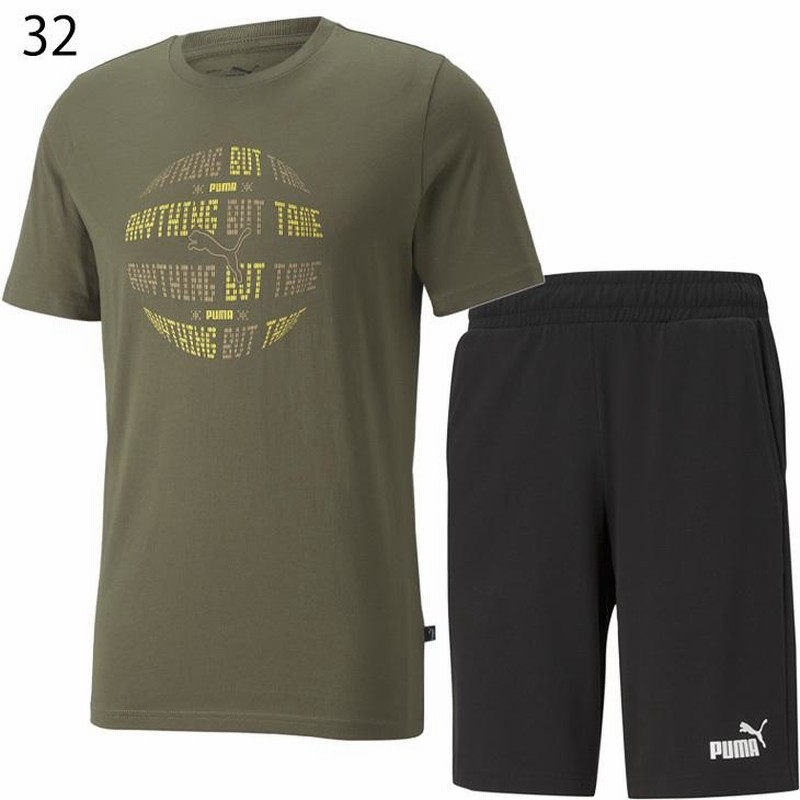 PUMA プーマ Tシャツ ハーフパンツ メンズ 上下 セットアップ