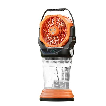 工業風扇/電扇 【悅購】戶外噴霧風扇 水冷扇 便攜風扇 露營風扇 便攜降溫電風扇 水桶氛圍燈一體霧化風扇 15000mAh