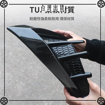 汽車葉子板改裝 車型通用 仿鯊魚側風口刀鋒車貼 仿真出風口葉子板裝飾貼 汽車改裝 ✔Car Supplies🚗臺灣出貨🚗
