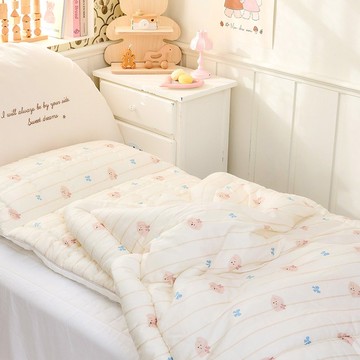 韓國 Bebenuvo 莫代爾兒童四季被 - 奶油貴賓