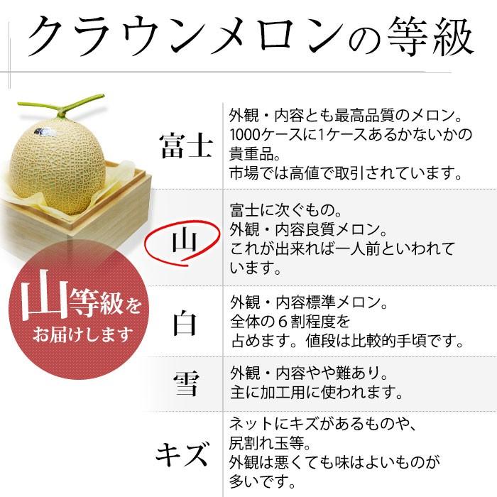 メロン 静岡県産 クラウンメロン 1個 等級：山 1.3kg以上 高級桐箱入