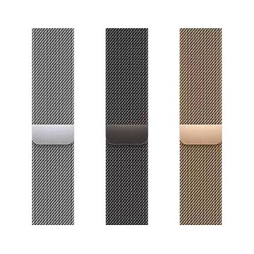 適用applewatch9新款s8蘋果手表s9表帶iwatch8金屬s7米蘭尼斯6/se