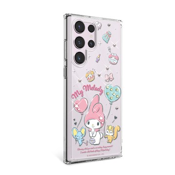 APBS 三麗鷗 Samsung S26/S25/S24/S23系列 輕薄防摔水晶彩鑽手機殼-郊遊美樂蒂