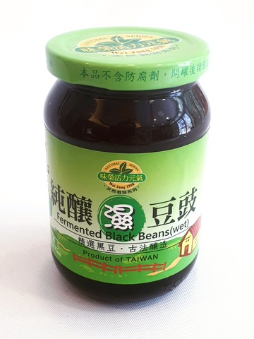 味榮 純釀濕豆豉 全素 400公克/罐 (台灣製造)