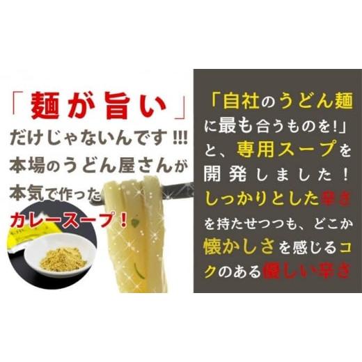 ふるさと納税 香川県 丸亀市 [No.5341-0563]丸亀のカレーうどん 4人前（スープ付）　本場の製麺所が本気で作ったカレーうどん