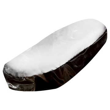 宜立 防水防塵耐磨機車座墊套  深灰色 + 黑色  中  1入