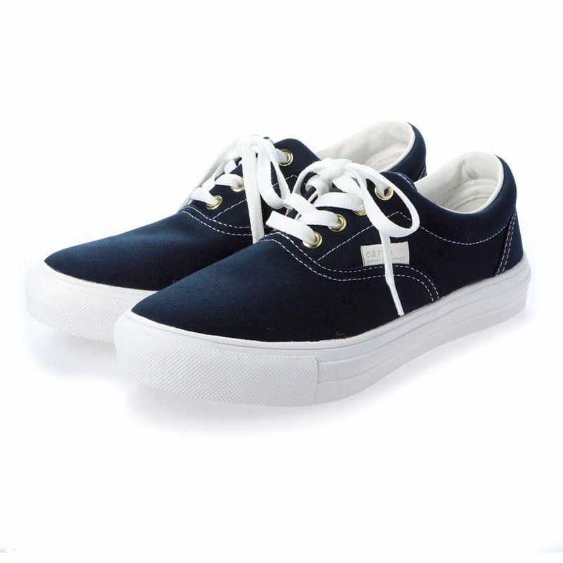 アース ミュージックアンドエコロジー ブルーレーベル Earth Music Ecology Blue Label シンプルキャンバス 内羽根スニーカー Nv 通販 Lineポイント最大1 0 Get Lineショッピング