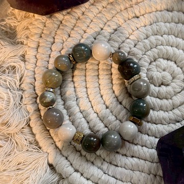 客製化水晶礦石手鏈   大地之穩能量水晶手鍊