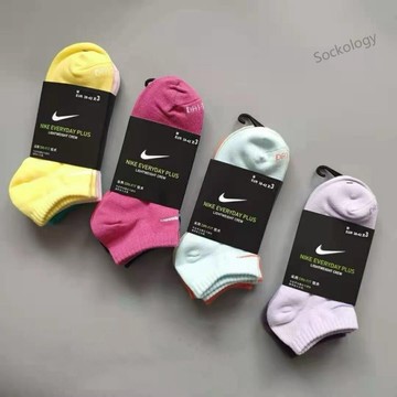 【襪元素】Nike短襪夏季 三雙入 莫蘭迪色 三雙入 男女款短襪SX6890 nk襪子 厚底襪 百搭四季款