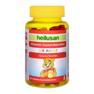 Heilusan 維他命小熊軟糖60顆 (9種營養素.水果濃縮汁.訓練咀嚼)