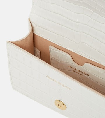 McQueen Jewelled Satchel Mini leather crossbody bag