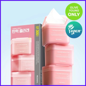 MEDIHEAL Collagen Ampoule Pad 100P Triple Set (OY-Exclusive)