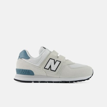 New Balance 574 Hook & Loop 中大童 休閒鞋 P5746WH-W
