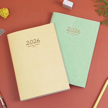 Chuyu 2026年A5/25K直式週誌+甘特圖內頁//週計劃/補充內頁