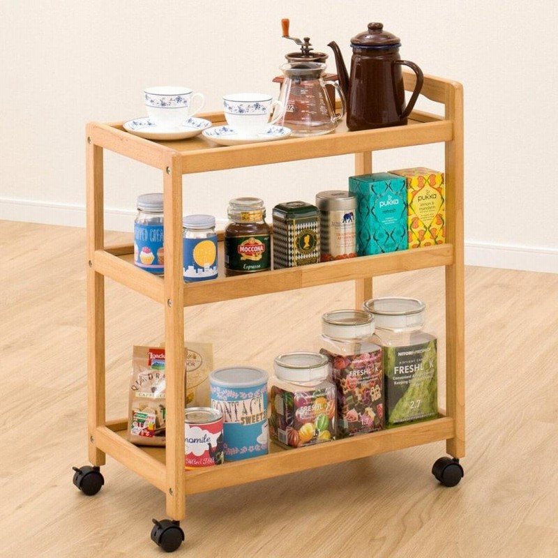 ニトリ ワゴン（アルナスDF 80 LBR） ニトリ ワゴン（アルナスDF 80