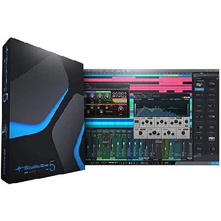 PreSonus Studio 24c 2x2 USB Type-C Audio MIDI Interface with CR3-X Creative Reference Multimedia Monitors and 4” Instrument Cable and Microphone Is