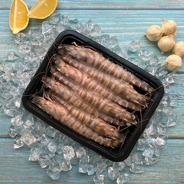 【亮生鮮】澎湖野生大蝦/蝦子/活凍蝦/虎蝦 700g±3%