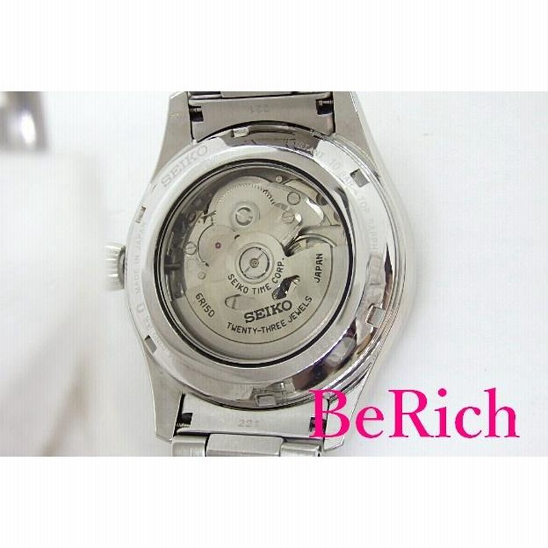 OH済 セイコー SEIKO プレサージュ メンズ 腕時計 6R15-03N0 SARX039 