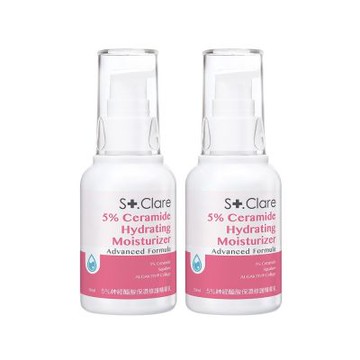 St.Clare聖克萊爾 5%神經醯胺保濕修護精華乳50mlx2入組