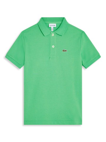 Lacoste Kids - short-sleeve piqué polo shirt - kids - Cotton - 16 yrs - Green