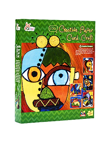 好評熱銷 安全無毒媽咪好安心 藝術創意大師紙繩畫男孩最愛