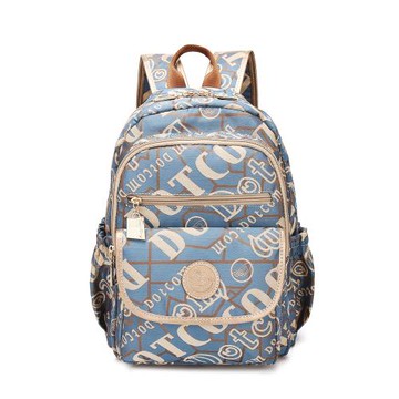 盛裝舞步春夏新款帆布雙肩包背包大容量休閑牛津布旅游包潮X32