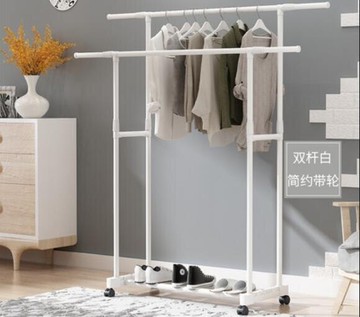 落地衣架 掛曬衣架升降晾衣架落地單桿折疊室內陽臺晾衣桿臥室伸縮家用