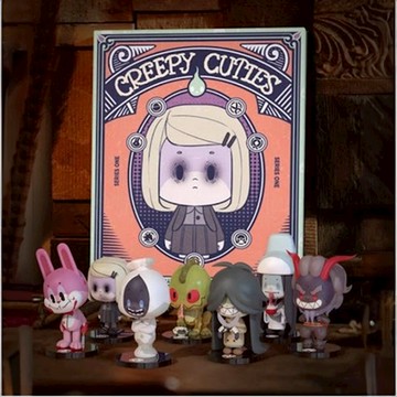 MegaHouse 百萬屋 Mighty Jaxx Creepy Cuties 毛骨悚然的小可愛們 盒玩 Set 塑膠PVC材質 15歲以上適用  1盒