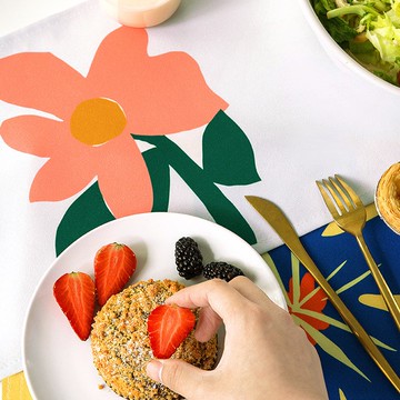 餐墊防水隔熱墊家用桌面墊布防燙餐盤墊可折疊北歐加厚防滑桌墊布