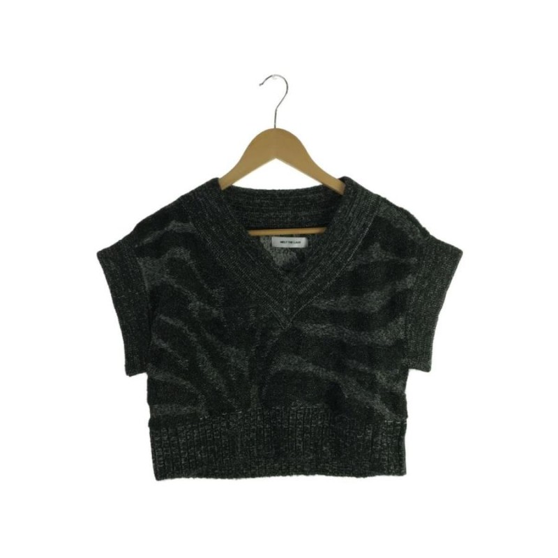 melt the lady/nuance knit vest/セーター(薄手)/FREE/ウール/グリーン