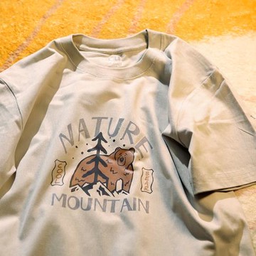 Upch 也許我們從不曾去過森林,但它一直在 t恤日系純棉男女短袖男