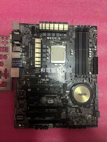 華碩Z97-A 主板 1150 針 豪華大板 四代CPU DDR3 支援 原裝拆機 實物圖片 測試完【三和電腦配件店】