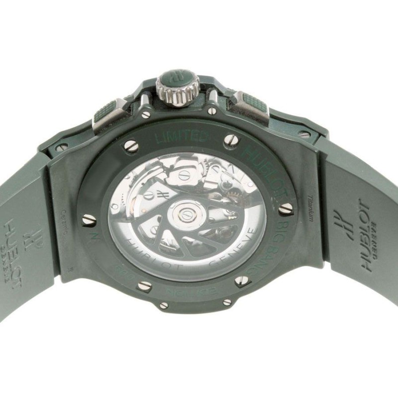 ウブロ HUBLOT ビッグバン メキシコ 310.CI.1190.GR.FMF10 グリーン文字盤 セラミック/チタン 自動巻き メンズ 腕時計