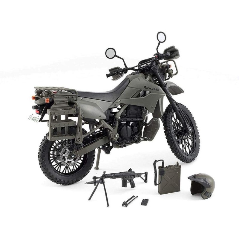 リトルアーモリー 12 陸上自衛隊偵察 オートバイ カワサキKLX250