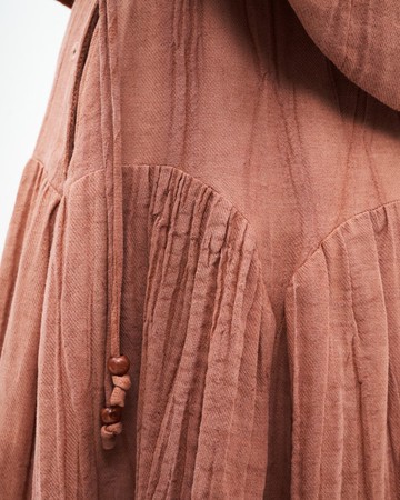 女裝：茶韻半裙 (枸杞紅)