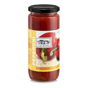 《AJ歐美食鋪》義大利 卡薩 醃漬 炭烤 紅甜椒 450公克